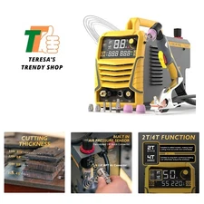 50A Non-Touch Pilot ARC Air Plasma Cutter Dual Voltage 110V/220V Metal Cuttin...