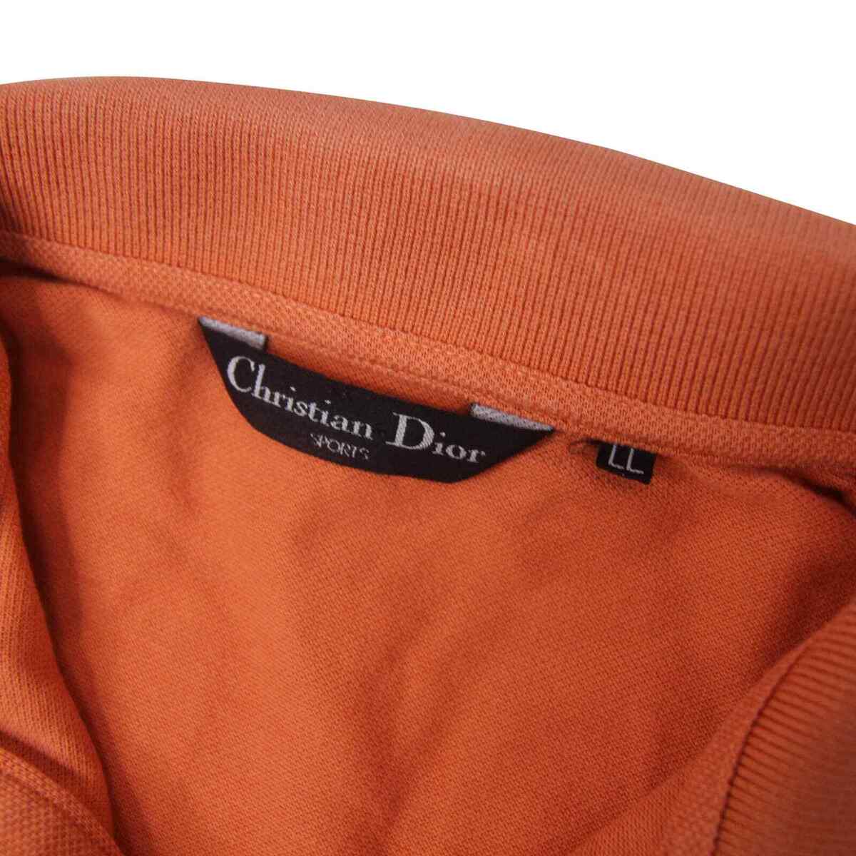 Vintage Christian Dior Sport Mens Large Polo Shirt Peach Vintage Christian Dior Sport Mens Large Polo Shirt Peach