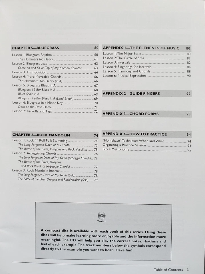 Mandolin Beginning The Complete Method Music Lessons Songbook W/CD - Image 4 of 4