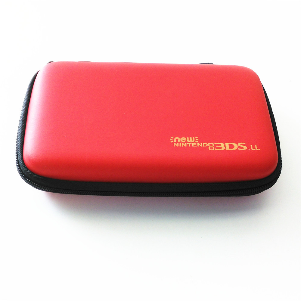 Red Hard Case Protective Carry Bag Pouch For Nintendo New 3DS XL