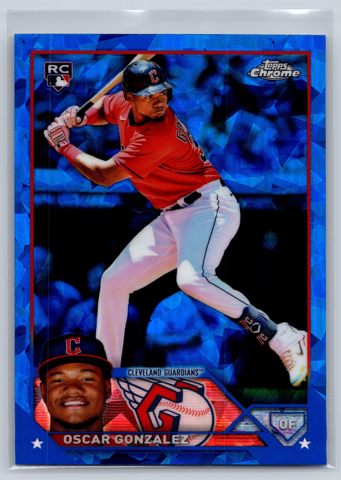 2023 Topps Chrome Sapphire Edition #119 Oscar Gonzalez