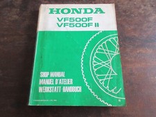 Honda VF500F VF500FII 1984 OEM Shop Manual manuale officina Manuel d'atelier