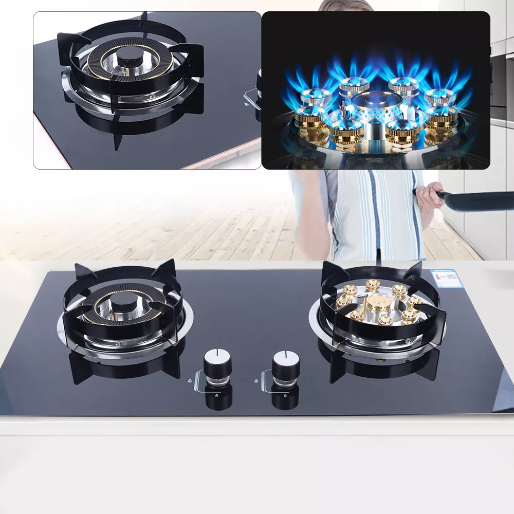 2 burner natural gas clearance stove