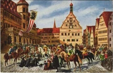 CPA AK Rothenburg Einzug Tillys GERMANY (1076503)