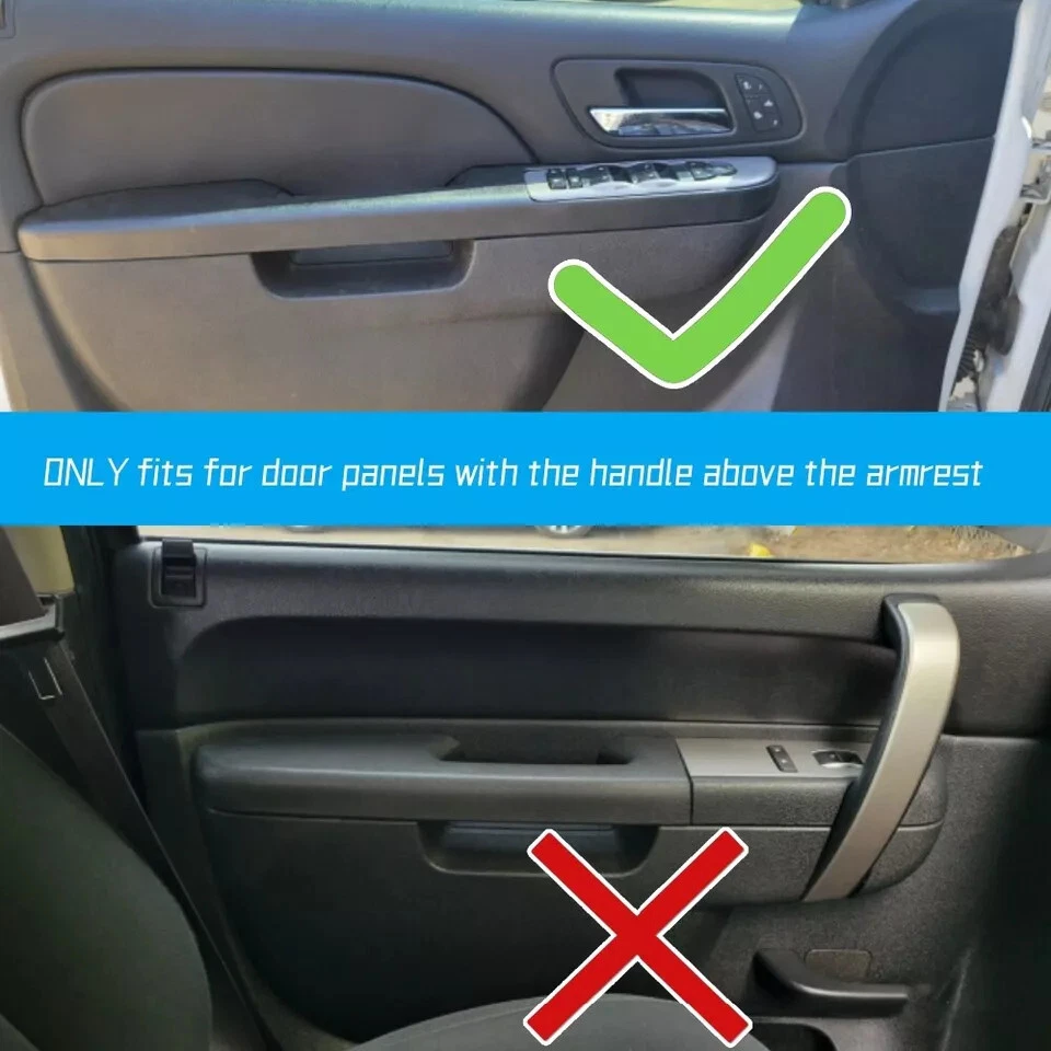 Apoio de braço esquerdo+direito 80994 80995 porta lateral dianteira motorista reparo para Chevrolet/GMC - Imagem 4 de 4
