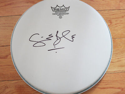 Tête de tambour économies signée Ginger Baker épreuve ACOA ! Autographe crème en personne foi aveugle