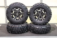 HONDA RUBICON 500 IRS 25" QUADKING ATV TIRE & RAPTOR WHEEL KIT IRS1CA BIGGHORN