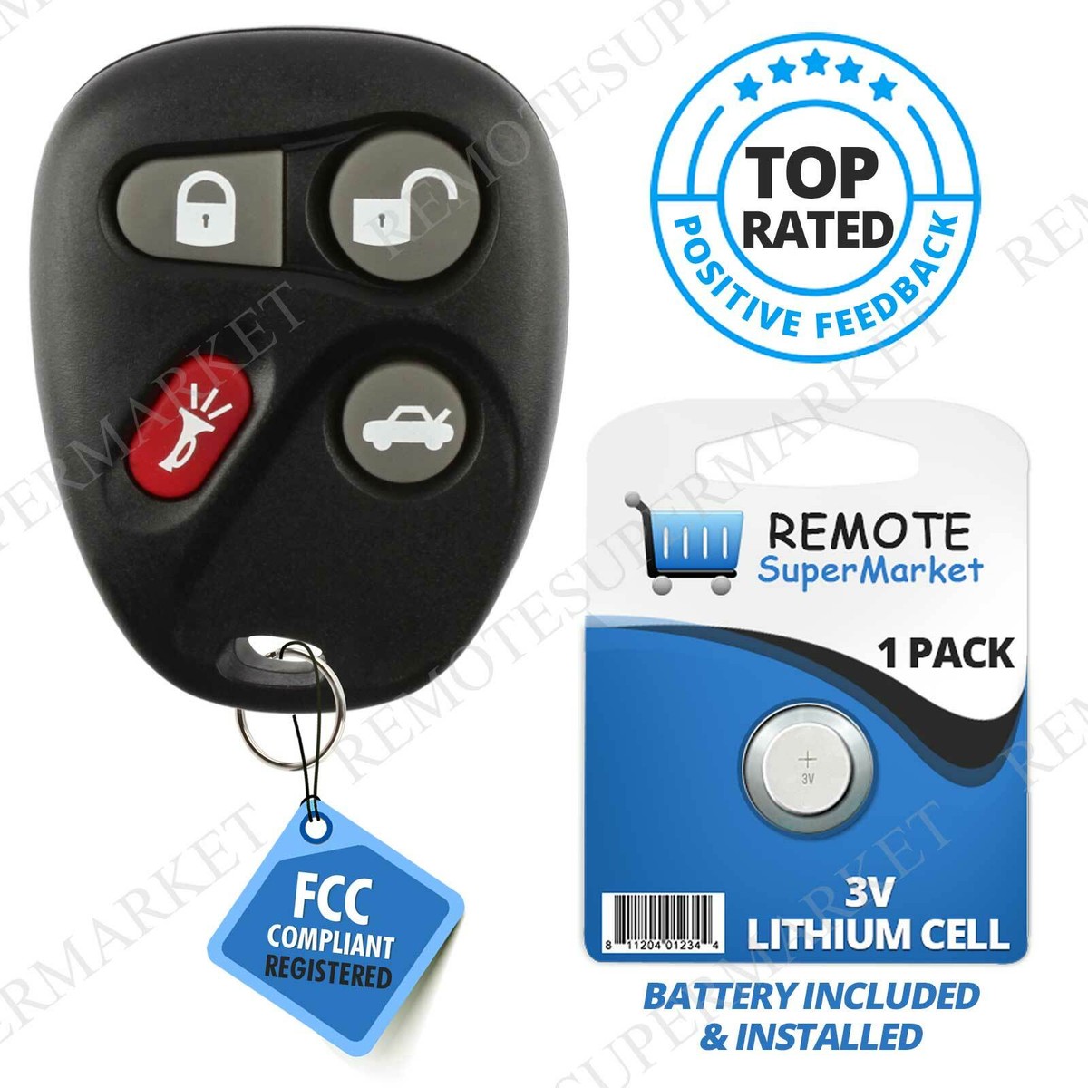 Buy 2003 SATURN VUE KEYLESS REMOTE KEY FOB GM 22693421 LHJ009 In Savona - Foto 11