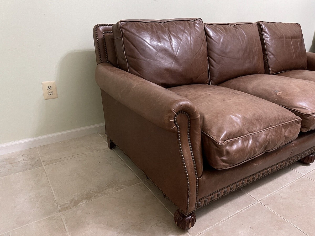 Henredon Leather Sofas Baci Living Room