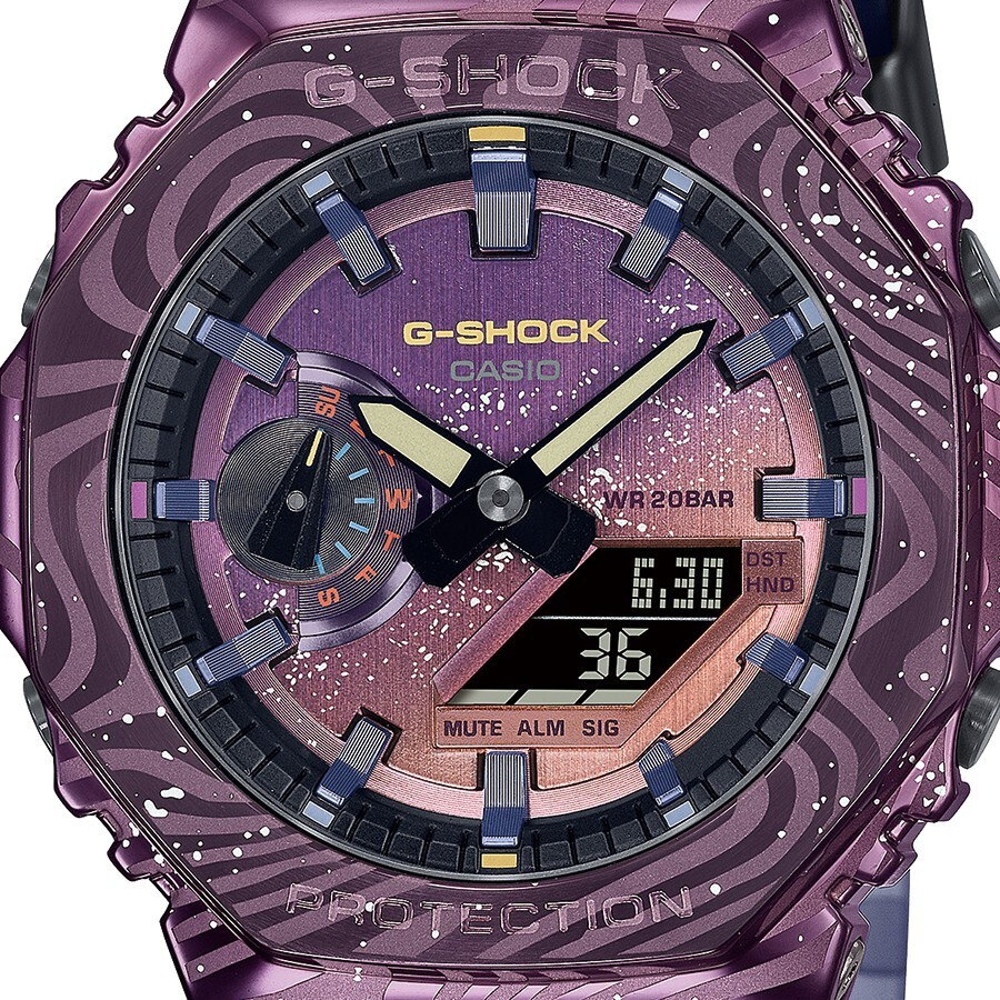 CASIO G-SHOCK GM-2100MWG-1AJR Milky Way Metal Case Analog Digital