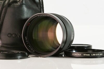 Mint] Contax Carl Zeiss Planar T* 85mm f/1.4 MMJ Lens w/ Pouch