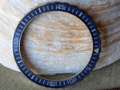 Vintage 1972 Bulova Snorkel Day-Date Diver Bezel/Blue Insert FOR 7202 CASES - Picture 6 of 24