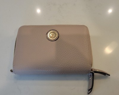 Anne Klein Zip Around Clutch Wallet Tan