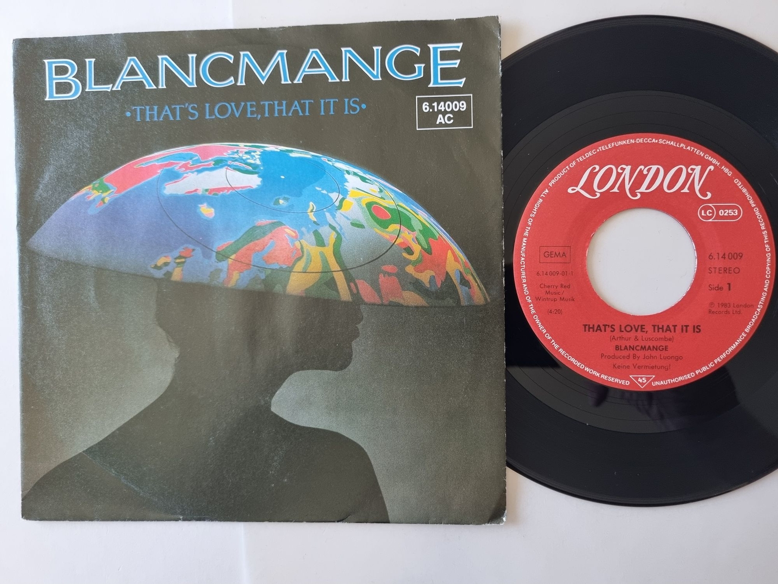 Blancmange - That's Love, That It Is 7'' Vinyl Germany Promo-Cover