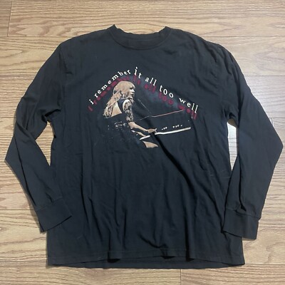 Taylor Swift Red   I Remember It All Too Well  Gray Long Sleeve Tee Size XL