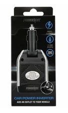 Powerxcel 150 Watts Car Power Inverter - 2 USB ports/ 1 AC outlet NEW SEALED BOX