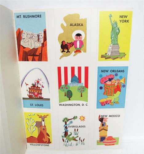 Vintage GAMES ON THE GO - A Whitman Book Press-Out Book 1971 - UNUSED Excellent - Picture 3 of 5