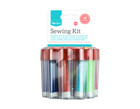 40Pc Pocket Swing Kit Cotton Thread Needles Buttons Tape Scissors Thimble Pin
