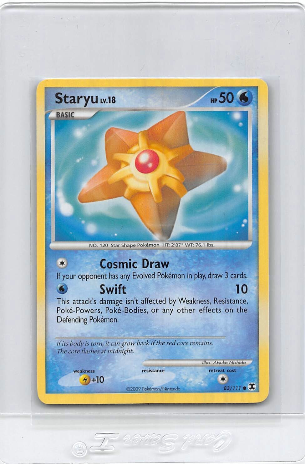 STARYU 83/111 - Non-Holo - Rising Rivals - Unlimited - POKEMON CARD - NM