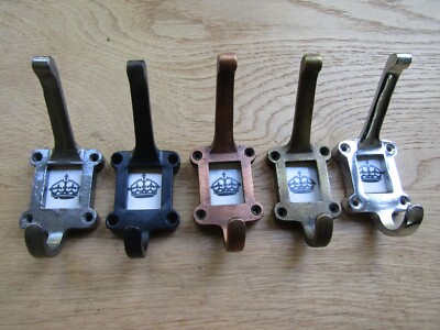 Cast iron SCHOOL COAT HOOKS Antique shabby chic industrial