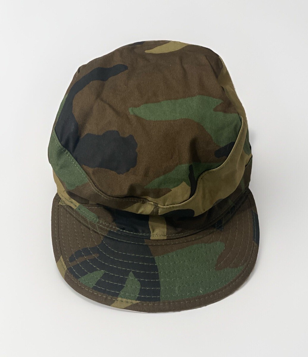sesamo様US HAT CAMOUFLAGE 7 1/2 New US Military Woodland Camo Camouflage USGI Patrol Cap Hat