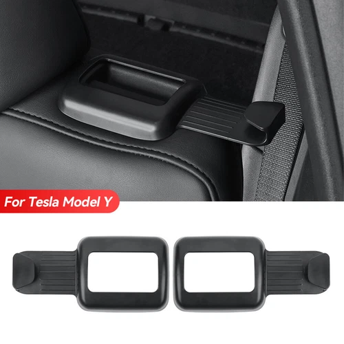 2pcs Car Seat Belt Fixing Bracket Rear Seat Belt Limiter for Tesla Model Y