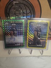 2024 Topps Chrome Taliese Fuaga #RA-TFU Green Geometric Auto RC /99 New Orleans