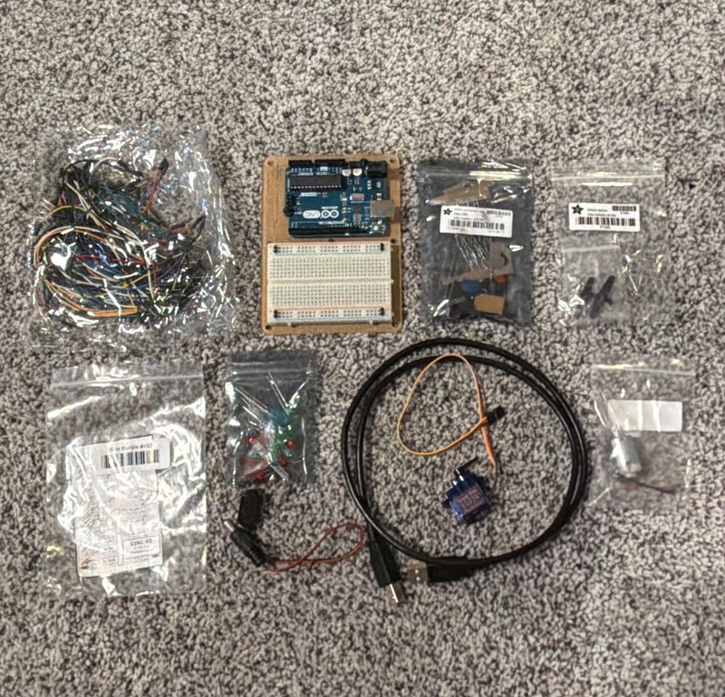 Adafruit ARDX v1.3 Arduino Uno R3 Development Kit PID 170 w/ Breadboard & Wires