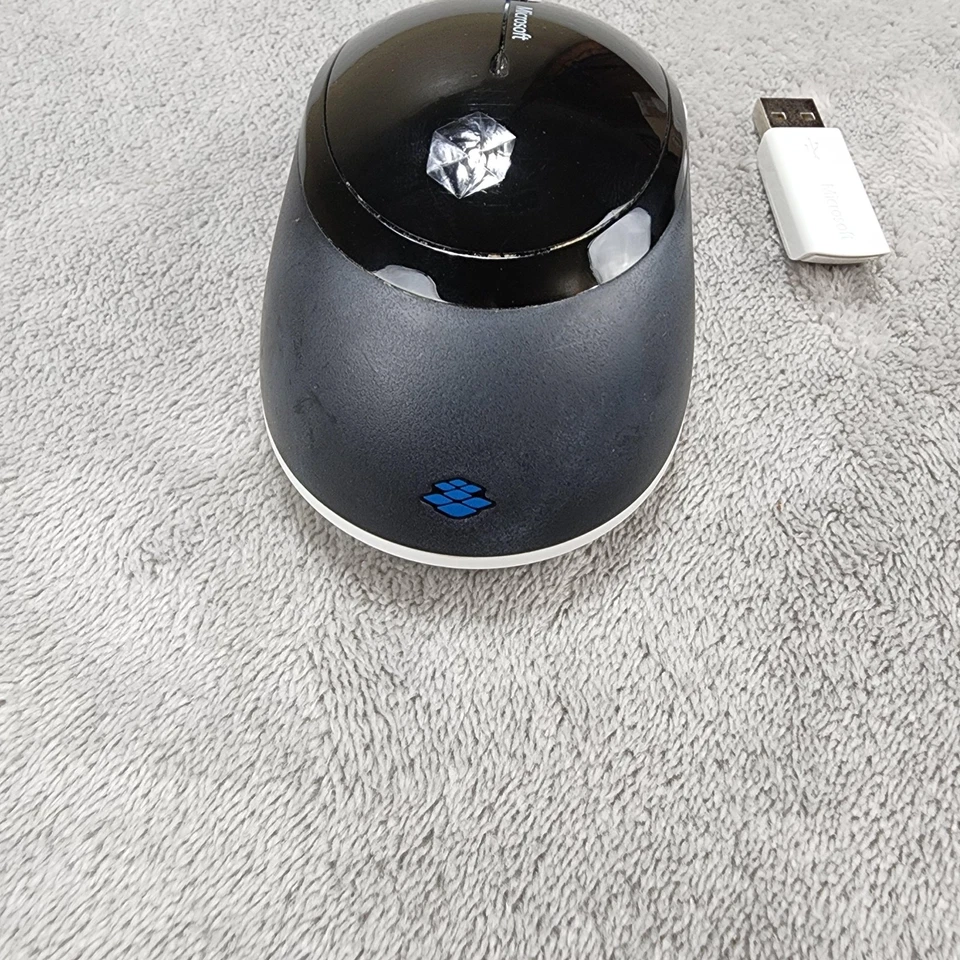 Microsoft Wireless Mouse 5000 BlueTrack USB Receiver Model 1387 Black/Gray PC - Image 2 of 4