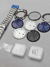 40mm DIY Stainless Watch case Kit Case For 2824 2892 SW200 Aftermarket Accessory