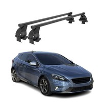 Menabo DachträGer GrundtäGer FüR Volvo V40 2012-2016 Pre-Fl 50Kg Stahl Schwarz