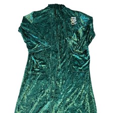Harry Potter Slytherin Robe Velvet Green XL Wizarding World-no belt