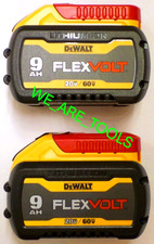  2 DCB609 Dewalt BARE 60V / 20V 9.0 AH MAX Battery 60V 20V Flexvolt