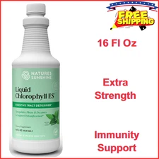 Nature's Sunshine Liquid Chlorophyll, Immunity Support, Detox & Cleanse 16 Fl Oz