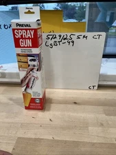 Preval 267 Paint Spray Gun New On Box Portable Sprayer Glass Bottle