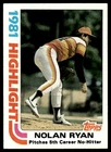 Nolan Ryan 1982 Topps #5 Houston Astros Vintage Baseball Card
