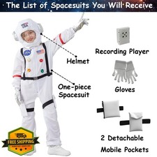 LANGXUN Kids Astronaut Costume, Space Suit, Toddler Pilot