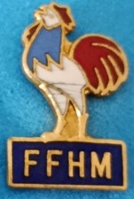FEDERATION FRANCAISE- FRANCE FFHM PIN ENAMEL