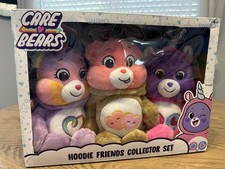 Care Bears Hoodie Friends Collector Set- NEW but slight damaged box 