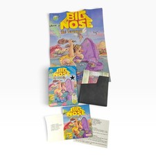 Big Nose the Caveman 1991 Vintage Nintendo NES CIB Gold Cart Poster Camerica
