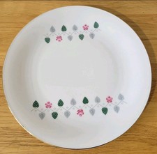 Seltmann Weiden Dessert Plate Roses & Leaves Pattern SLT202 Vintage MCM 1950s 
