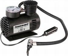Silverline Mini Air Compressor 12V DC (425689), Blue