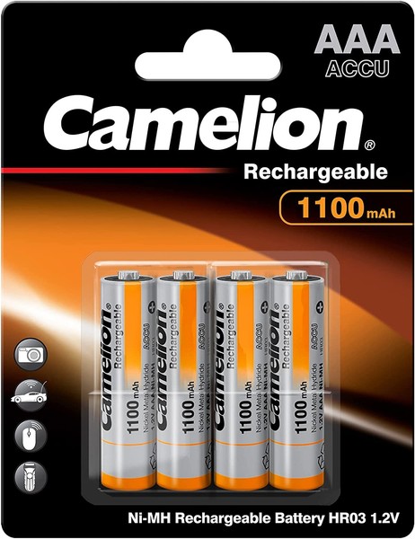8X Camelion Akku Ni-Mh Aaa HR03 Micro 1,2V 1100 Mah (2X 4Er Blister)-image