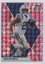 2020 Panini Mosaic Pink Camo Mosaic Prizm Marlon Mack #92 kr0
