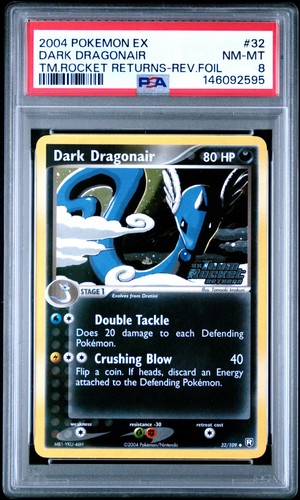 Dark Dragonair graded PSA 8 for sale on eBay