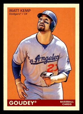 2009 Upper Deck Goudey #96 Matt Kemp Card Los Angeles Dodgers