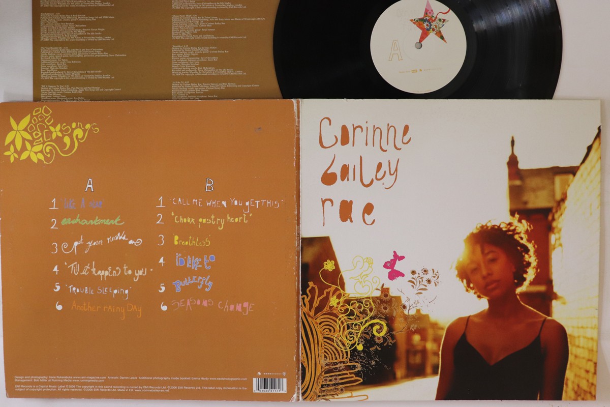 英LP Corinne Bailey Rae Corinne Bailey Rae 0094635411713 EMI /00400 Amazon.com: Corinne Bailey Rae[LP]: CDs & Vinyl