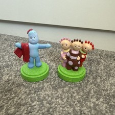In The Night Garden Figures Iggle Piggle + Tombliboos PlayDoh Stamp RARE 2006
