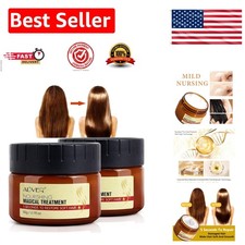Advanced Keratin Oil Hair Treatment - 2pcs for Quick Hydration and Repair - 60ml
