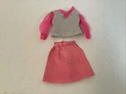 Vintage Barbie 1969 Movie Goovy Outfit Shirt Skirt  #1699 Made In Japan